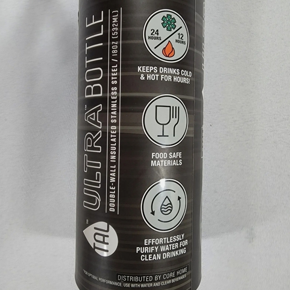 🎁 Tal Ultra Water Bottle 18oz. Self Cleaning Water Purification Technology - Picture 6 of 11